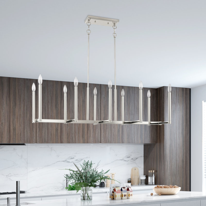 Gus 10 - Light Pendant, Polished Nickel