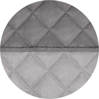 Housse matelassée réversible pour canapé - Gris / gris clair - Taille canapé • Tissu matelassé résistant à l'eau · Conception réversible