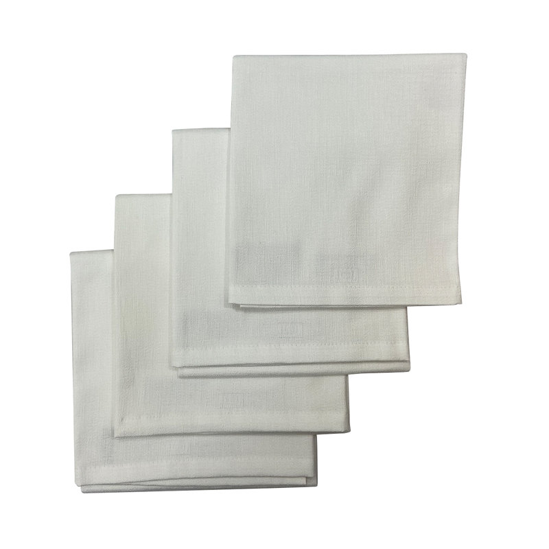 Occidente Cotton Square Napkin, White