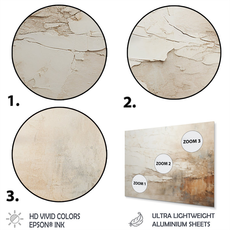 - Salon d'art mural abstrait en métal, H 16 po x l 32 po x P 1 po