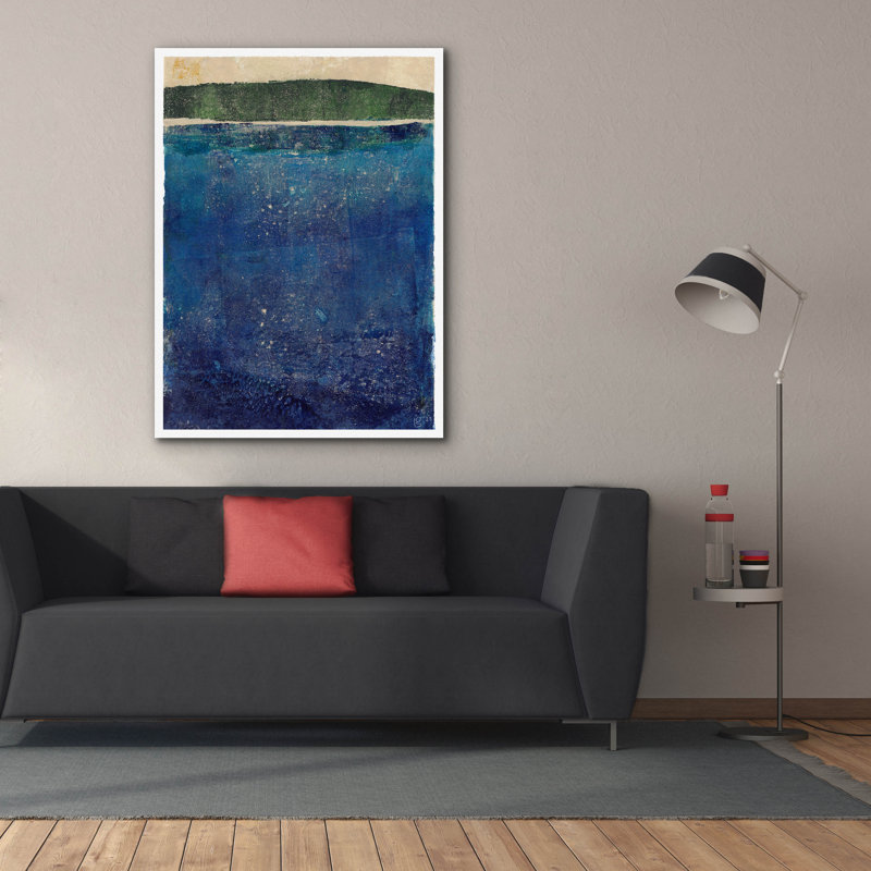  «Island Escape 2» par Laura Gibson, art mural sur toile, 40 po x 54 po, H 54 po x l 40 po