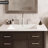 Eleen 30" White Resin  Drop-In Bathroom Sink With Flat Overflow-120911974