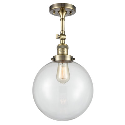 Clementina Glass Semi Flush Mount