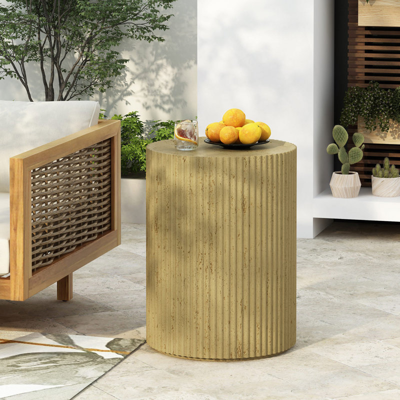 Table d'appoint cylindrique