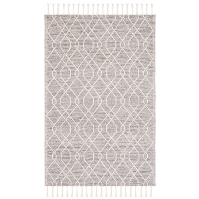 Ajanea Flat Weave Wool Geometric Rug