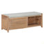 Banc à chaussures avec rangement et coussin, banc de rangement à volets avec charme pour le salon, vestibule-467926170