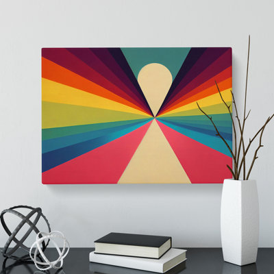 Rainbow Abstract - Wrapped Canvas