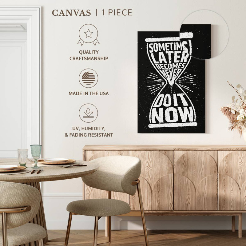 Citation «Do It Now», H 39 po x l 26 po