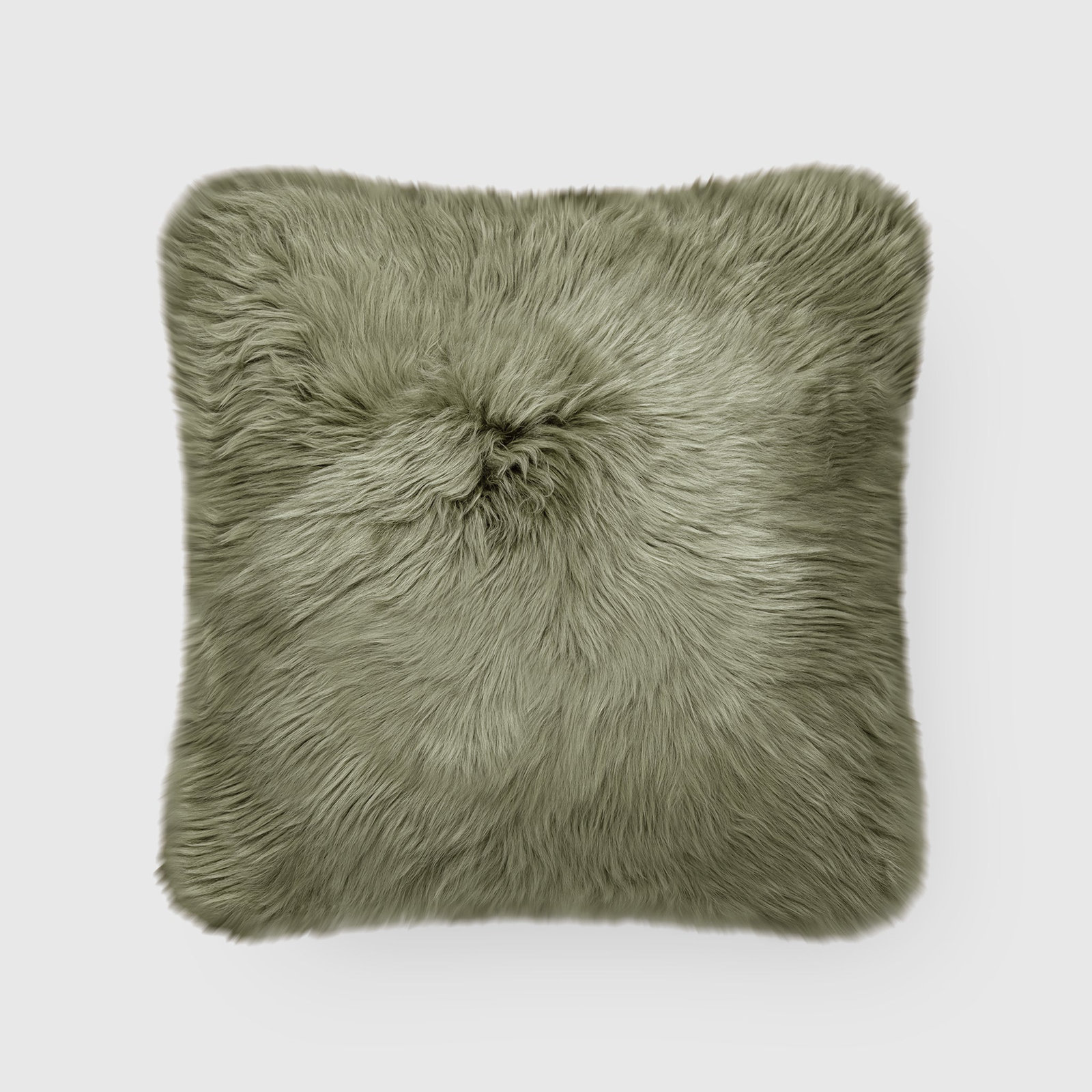 Fieldman Leather Throw Pillow, Green