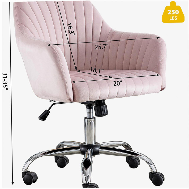 Chaise d'appoint Chaise de loisir moderne avec hauteur de velours réglable et roulettes réglables (rose), Rose