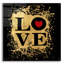 «Heart Of Gold 1v» par Art Licensing Studio, art mural en verre acrylique-996661350