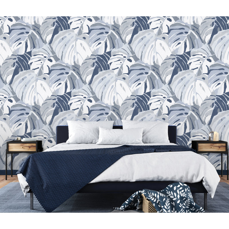 Non-Pasted Floral Wall Mural