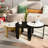 Brass 4 In 1 Self-Defined Nesting Round Coffee Table/End Table-701192713