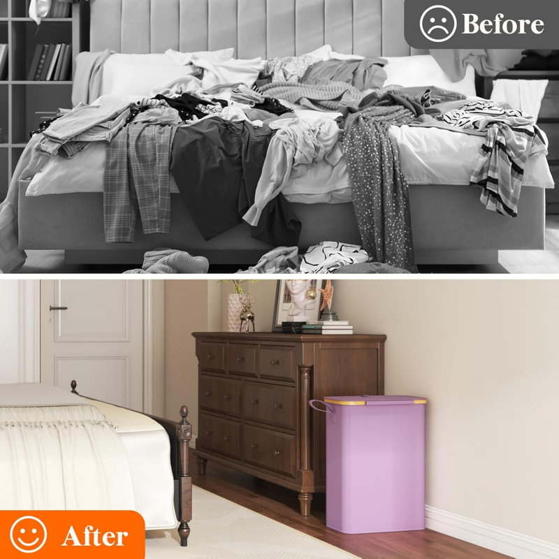 Polyster Laundry Room Organiser, Purple