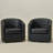 Oscar 29" W Water Resistant Faux Leather Swivel Barrel Chair-1943771484