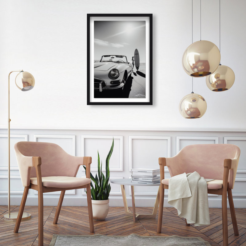 Coast Drift Print by Oliver Gal, 21.5"H x 31.5"W, Black Shadowbox