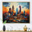 City Charlotte Collage IV sur toile-917937151-917937150