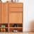 Multi-functional entrance hall shoe cabinet set