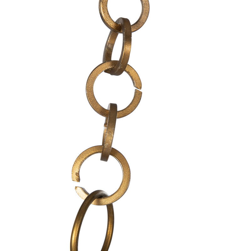 Leo 5 - Light Aged Blonde Brass Unique Chandelier