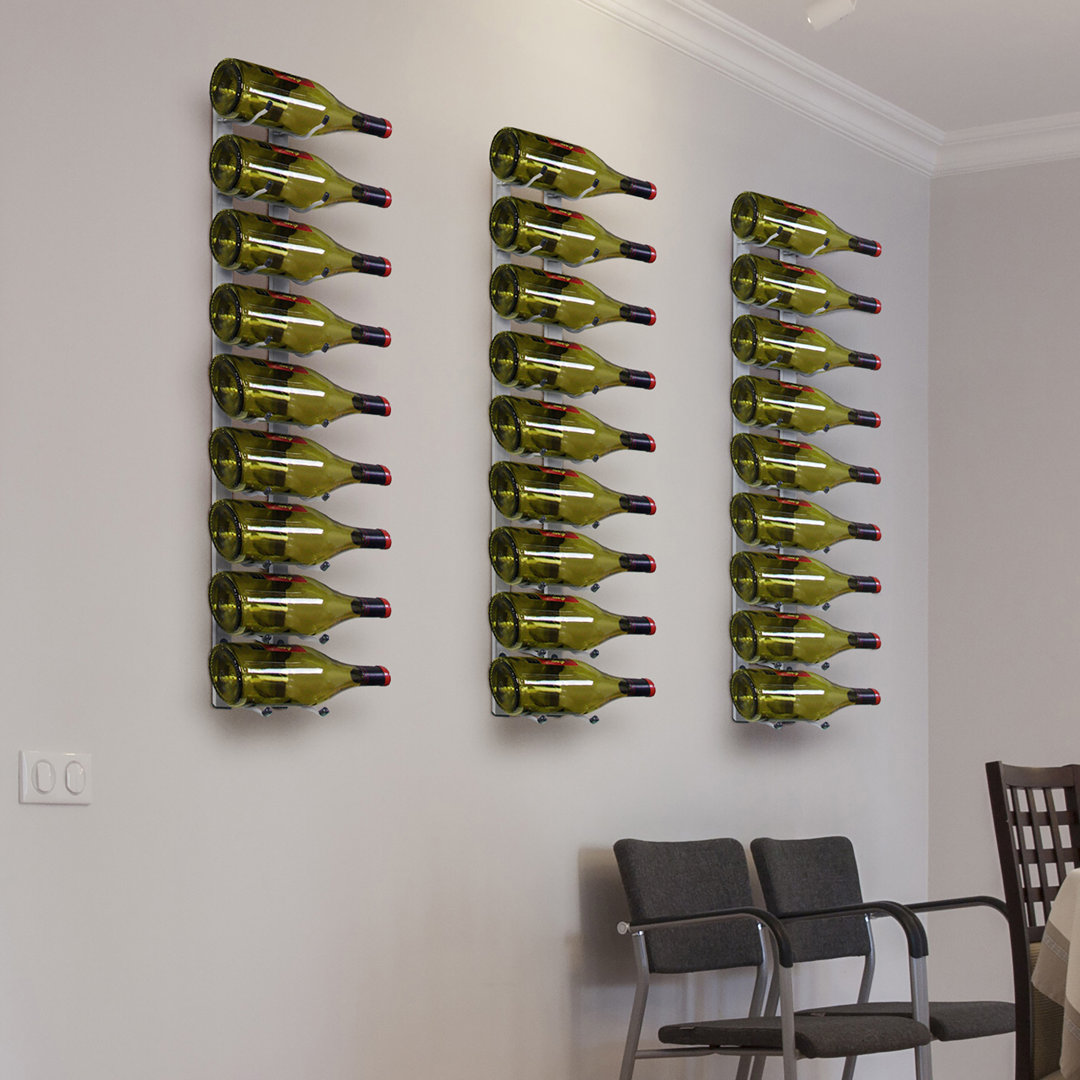 Vinotemp Epicureanist Metal Wine Rack, 9 Bottle Capacity Epicureanist