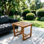 Table d'appoint d'extérieur en bois d'acacia Dayo