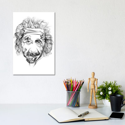« Albert Einstein » par octave Mielu, reproduction d’art