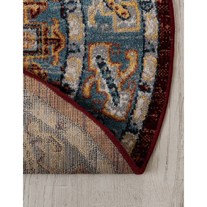 Taslin Rug, Multi, Round 5'3''