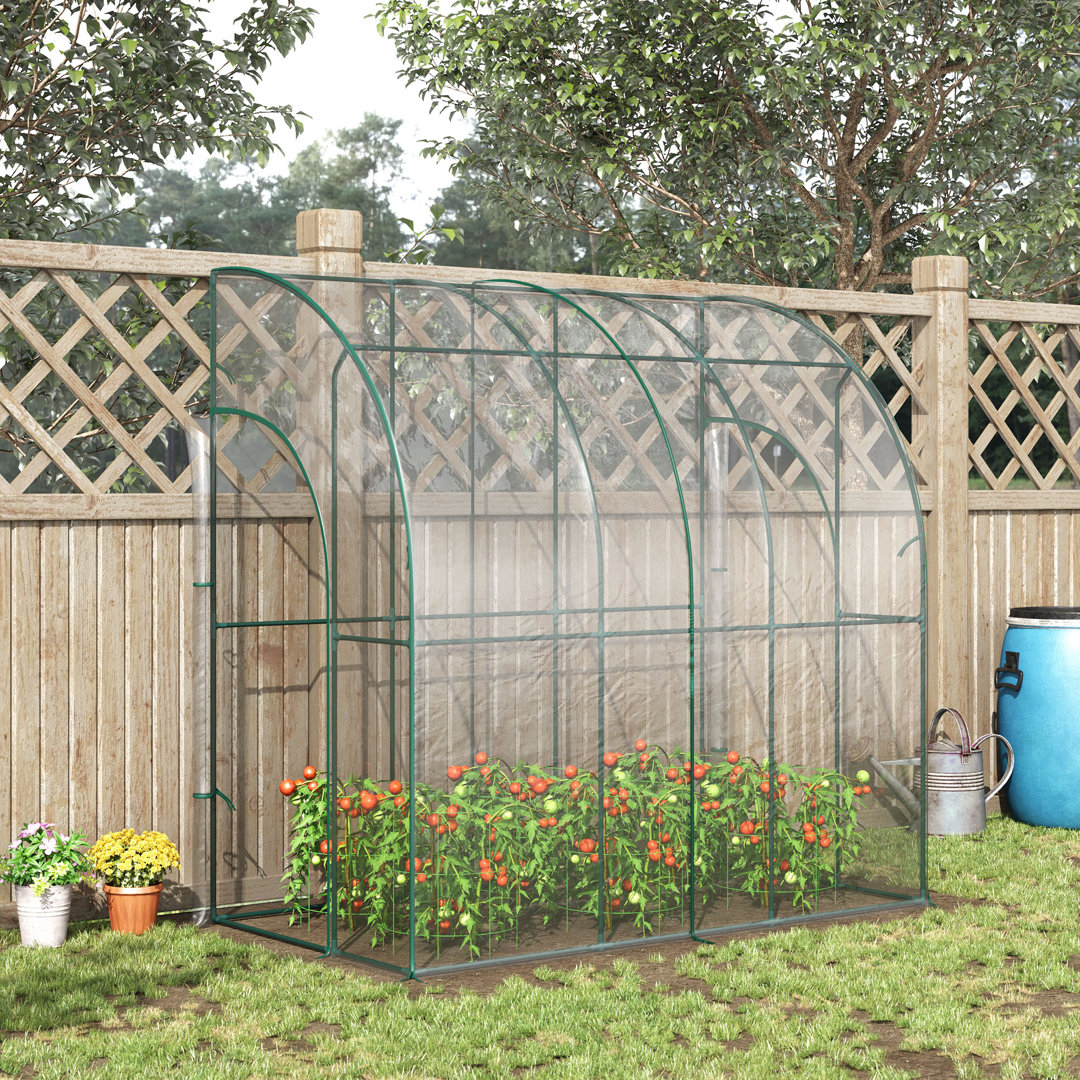 Ahslee 7 Ft W x 4 Ft D Lean-To Greenhouse