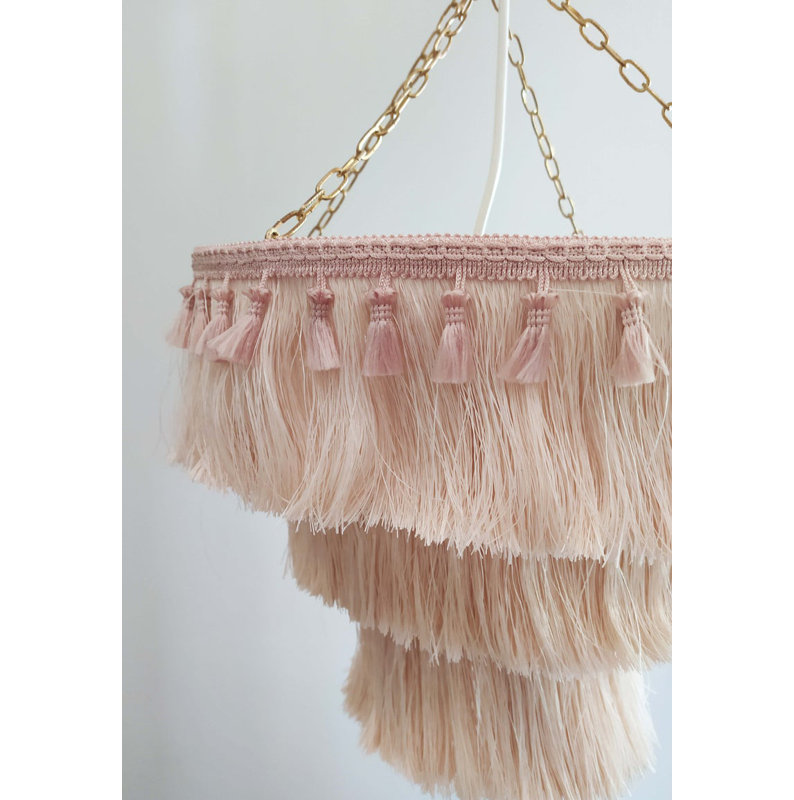 Besednice 1 - Light Tassels Unique/Statement Pendant