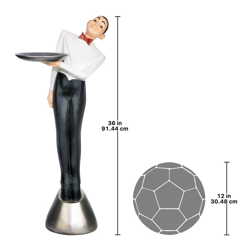 Figurine art déco François le valet parisien
