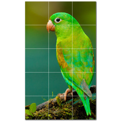 Murale décorative en céramique 4,25 po x 4,25 po