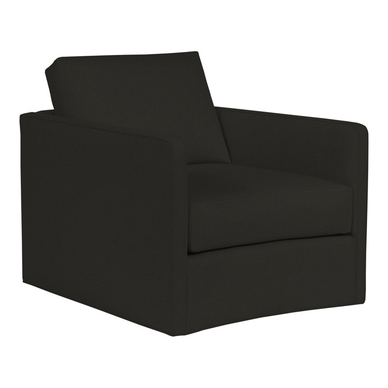Wynne Swivel Chair, Perigold Montage Onyx