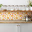 Circleville 30cm x 30cm PVC Mosaic Tile in Yellow