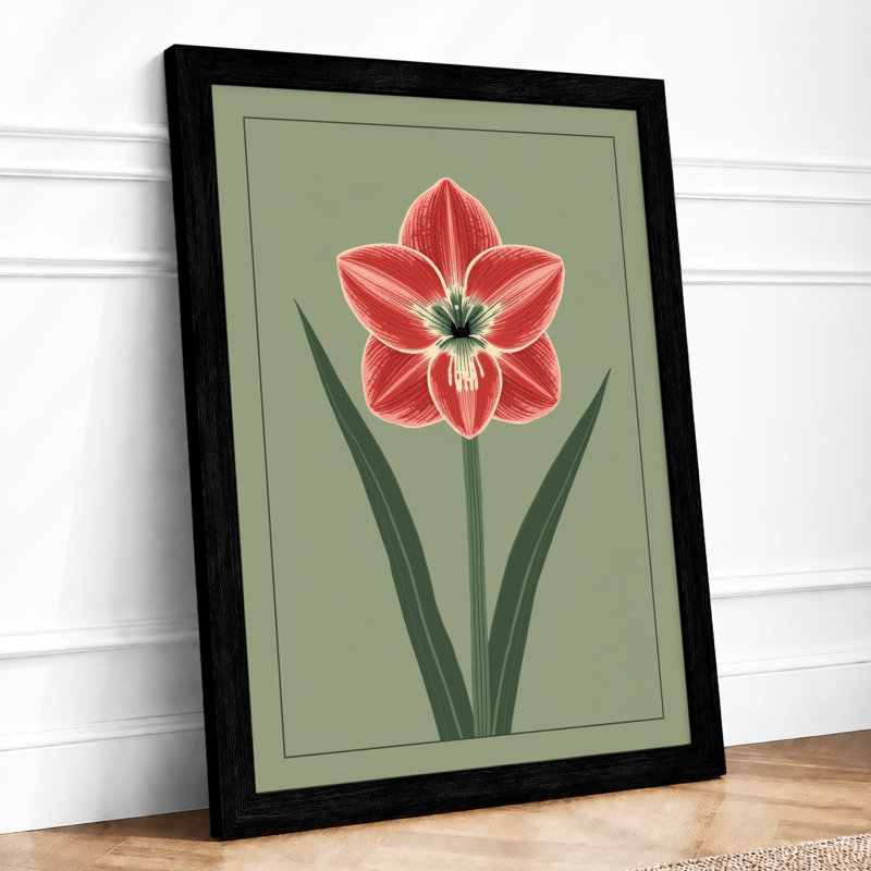 Study Botanical - Print, A2 - 59.4 x 42.0 cm, Black