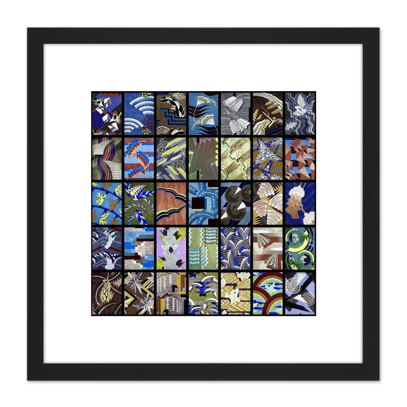Seguy Prisms 40 Plates Designs Book Illustrations - Single Picture Frame Print