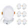 6in Colour Adjustable LED Recessed Downlight with Night Light 6 Pack
