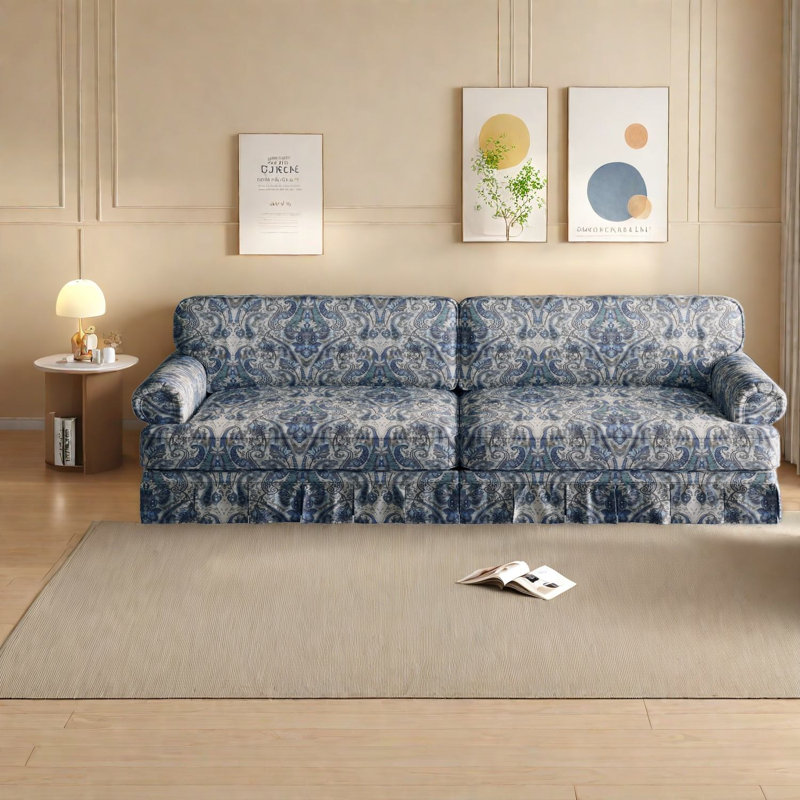 Canapés confortables en tissu Oxford, design Mid-Century pour un usage domestique