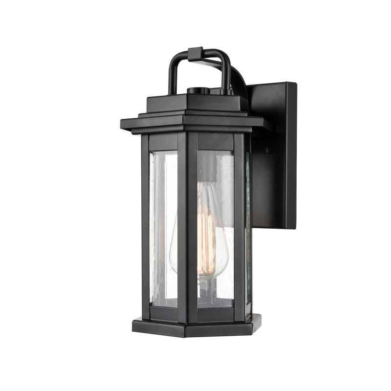 Bickford Wall Light, Black, 12" H x 7" W x 7" D