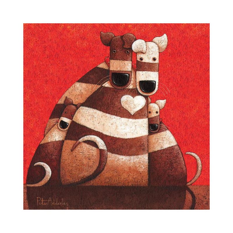 Heart Of The Family by Peter Adderley - Wrapped Canvas Gallery-Wrapped Canvas Giclée, 45.72 cm H x 45.72 cm W x 3.175 cm D