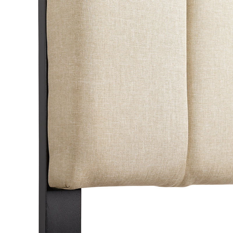 Tête de lit tapissier Telscombe, Très grand, Crème