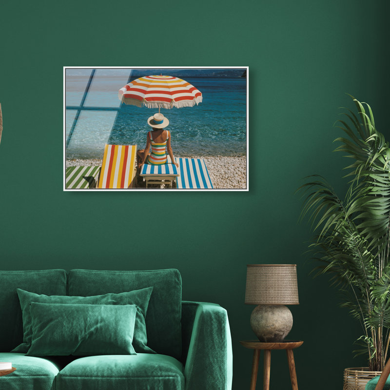 Waterfront Hue High-Gloss Acrylic Glass Wall Art Landscape & Nature Print by Oliver Gal, Ready to Hang, 15 x 10, 55"H x 37"W
