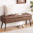 Honoka Faux Leather Upholstered Storage Bench-692284759-724513533