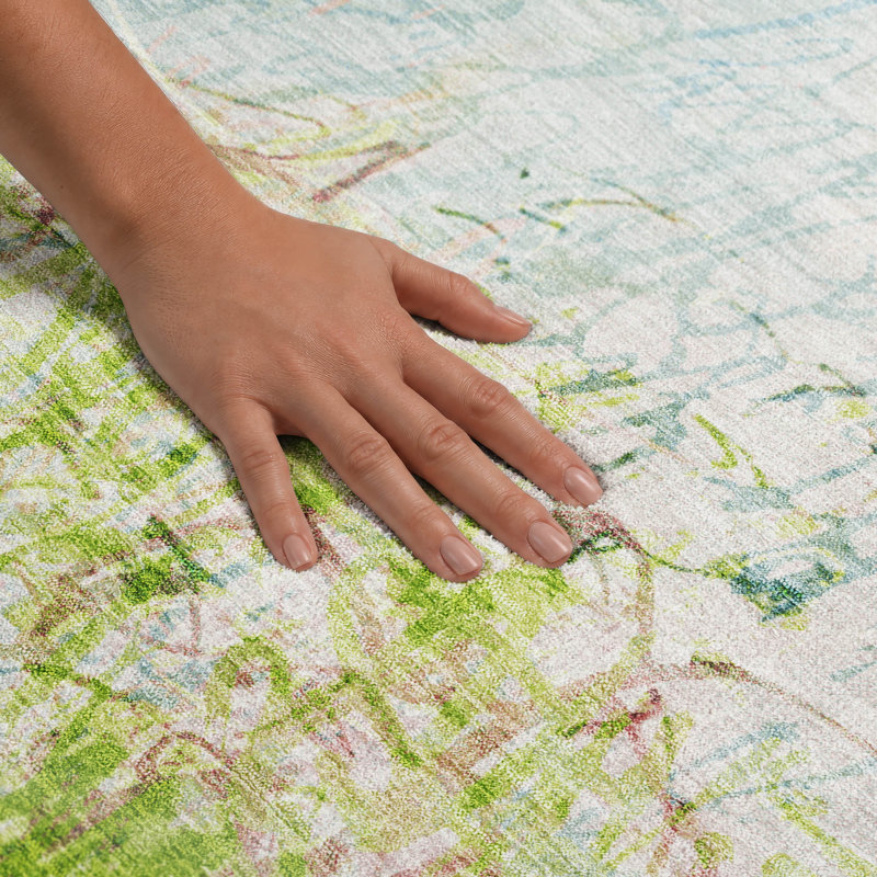 Tapis décontracté de qualité supérieure Mayfield AMF2449, Limette, 10 pi x 14 pi