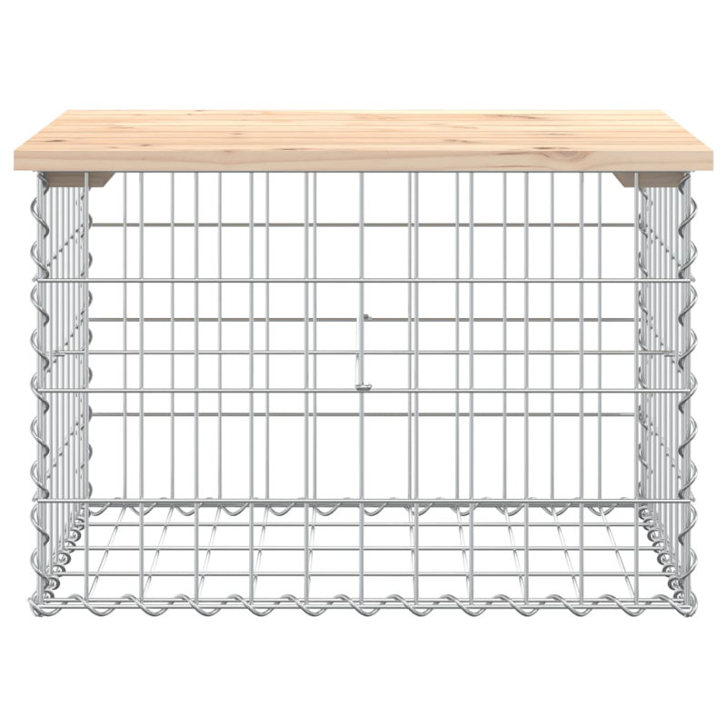 Banc d'extérieur vidaXL, H 16,5 po x l 24,8 po x P 17,3 po, Honey Pine