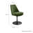 Lippa Upholstered Swivel Dining Chair-105239767-105239762