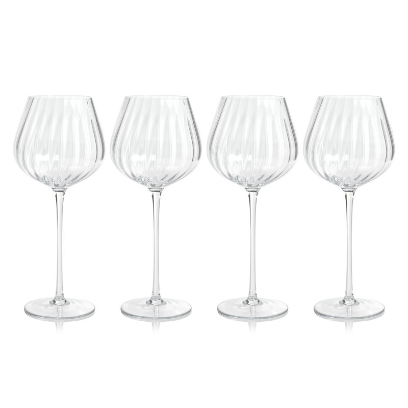 Verres à vin Boulder Optic, ensemble de 4, Vin