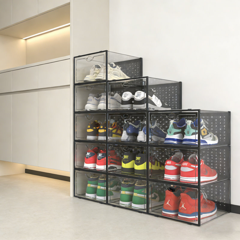 Large Transparent Stackable Shoe Storage Box