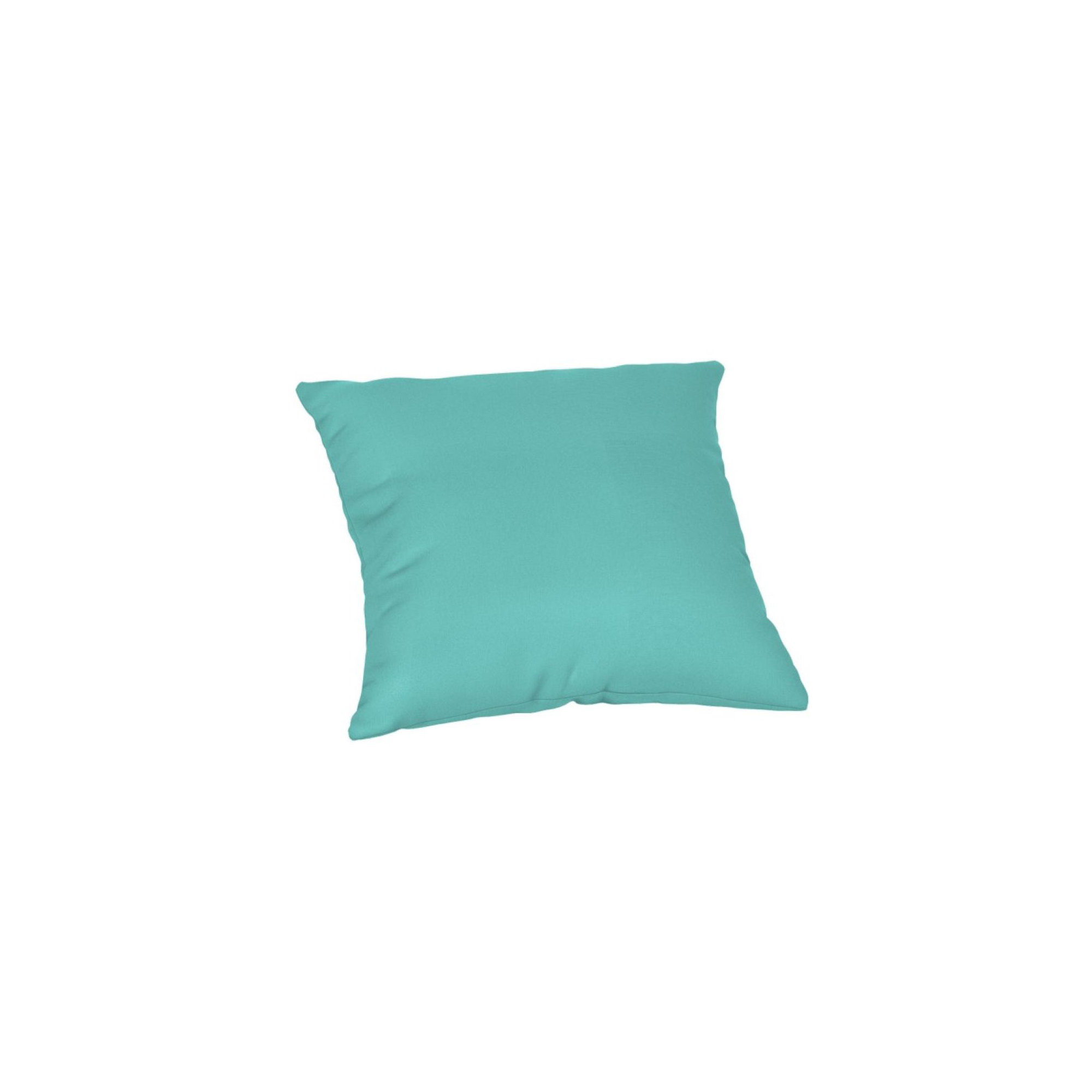Casual Cushion Solid Sunbrella® Fabric 1-Piece Indoor/Outdoor Square Throw Pillow, 15"W x 15"L, Canvas Aruba Sunbrella®