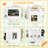 Wooden Kids Play Kitchen Set With Real Lights & Sounds, Interactive Pretend Kitchen With Knob Sounds, Sink, Water Dispenser, 6 Pcs Cookware & Chalkboard Panel For Toddlers And Children(white)-118807984
