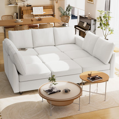 VINGLI 9-Piece Modular Sectionals